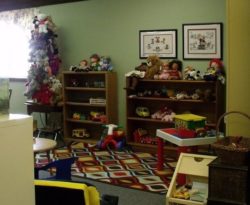 Picture of the Children's Play Area inside of the Library