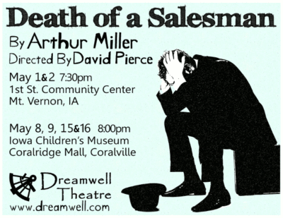 theatre review footlight players death of a salesman