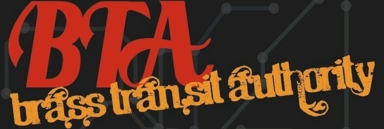Logo for the Brass Transit Authority band