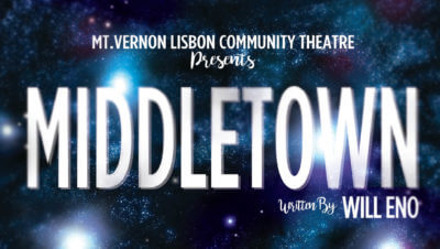 Header portion of poster for MiddleTown play